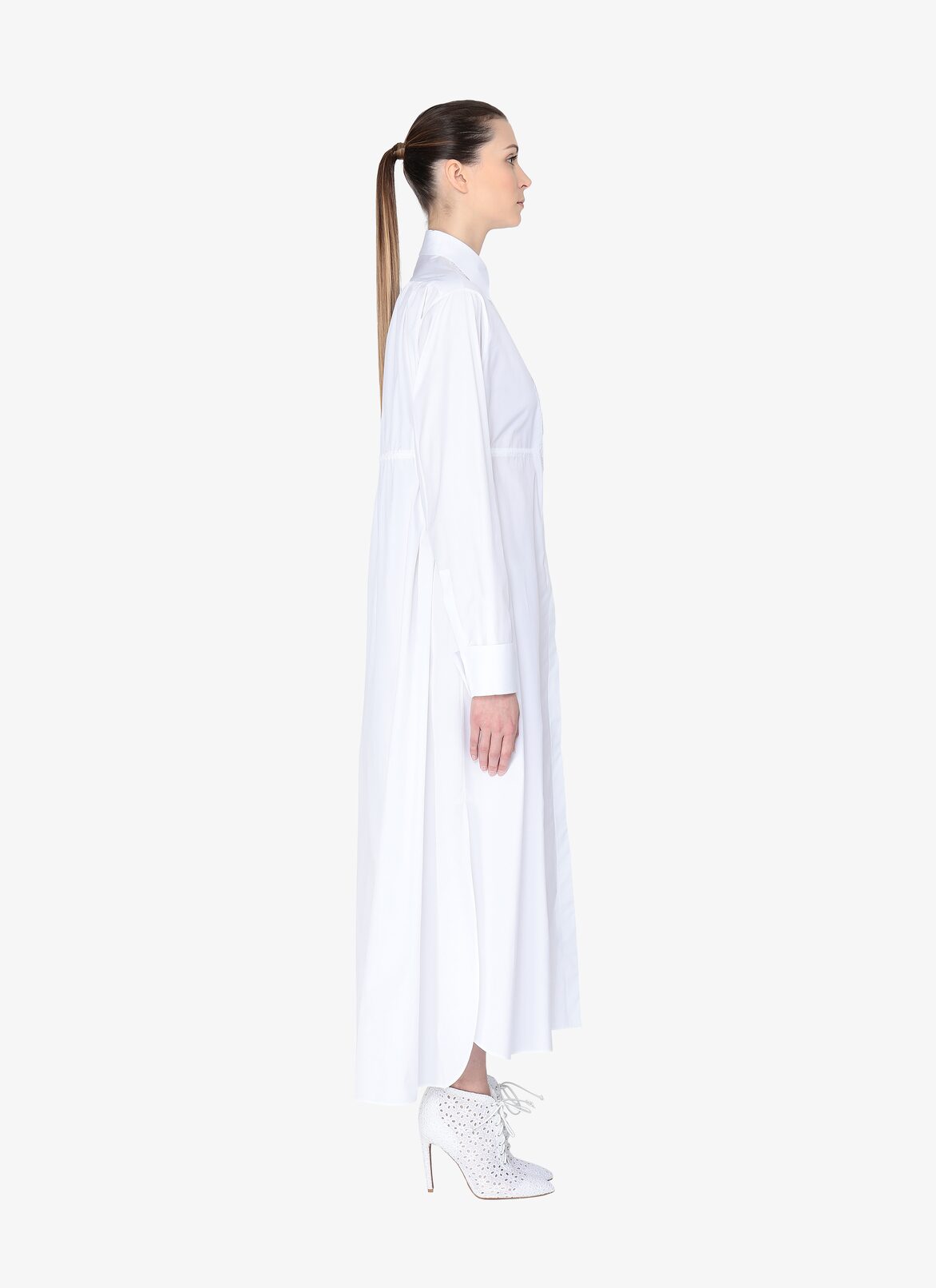 SHIRT POPELINE SOFT WHITE ALAÏA WHITE SHIRT POPELINE SOFT WHITE
